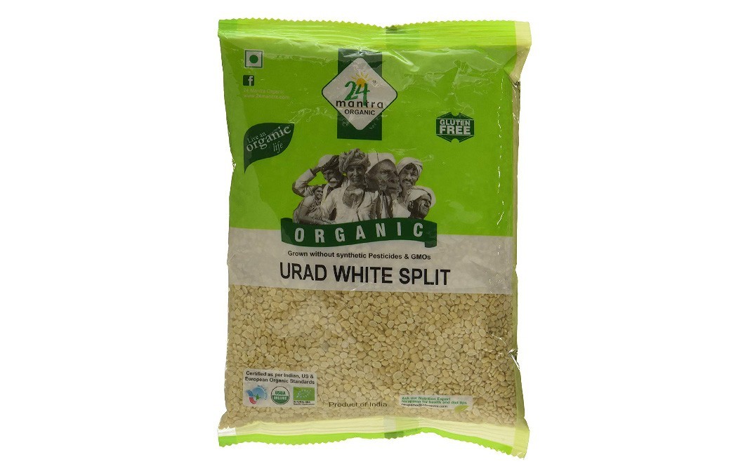 24 Mantra Organic Urad White Split    Pack  500 grams